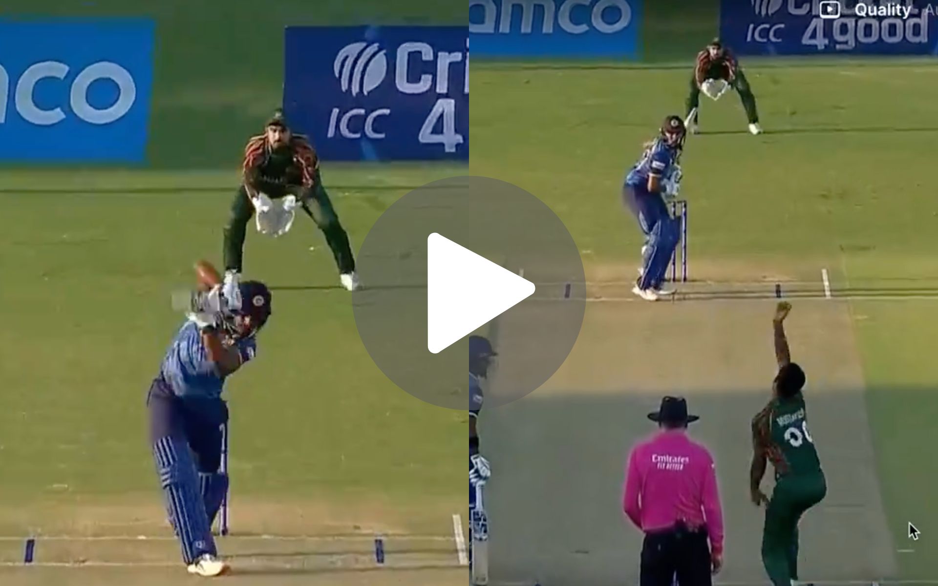 [Watch] Mustafizur Jolts SL With Massive Blow As Kamindu Mendis Throws His Wicket